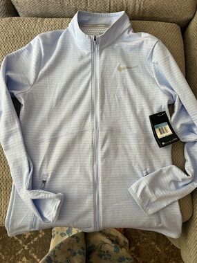 Nike Women's Pale Blue Full-Zip Utility Jacket
